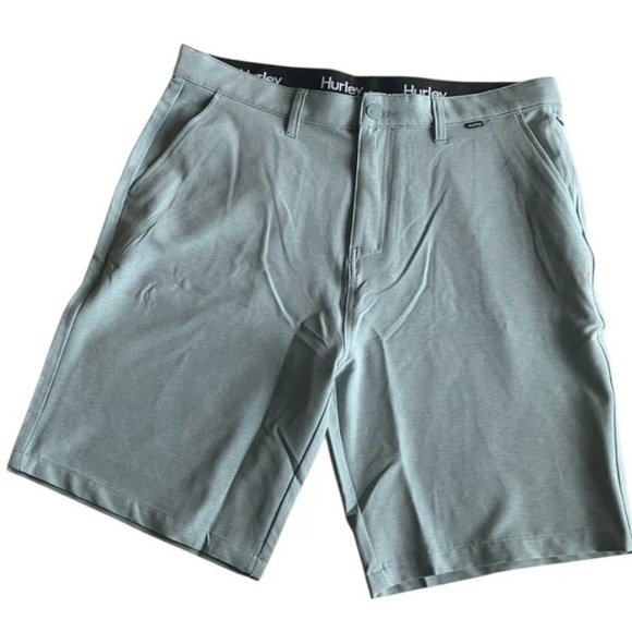 Hurley Other - Hurley Shorts Men’s Green Size 36 Hybrid Spacedye Walk Golf Outdoor Stretch